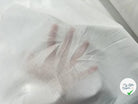 PERCALE DE COTON BLANCHE DE SAINT GALL - My Little Coupon - tissu - coudre