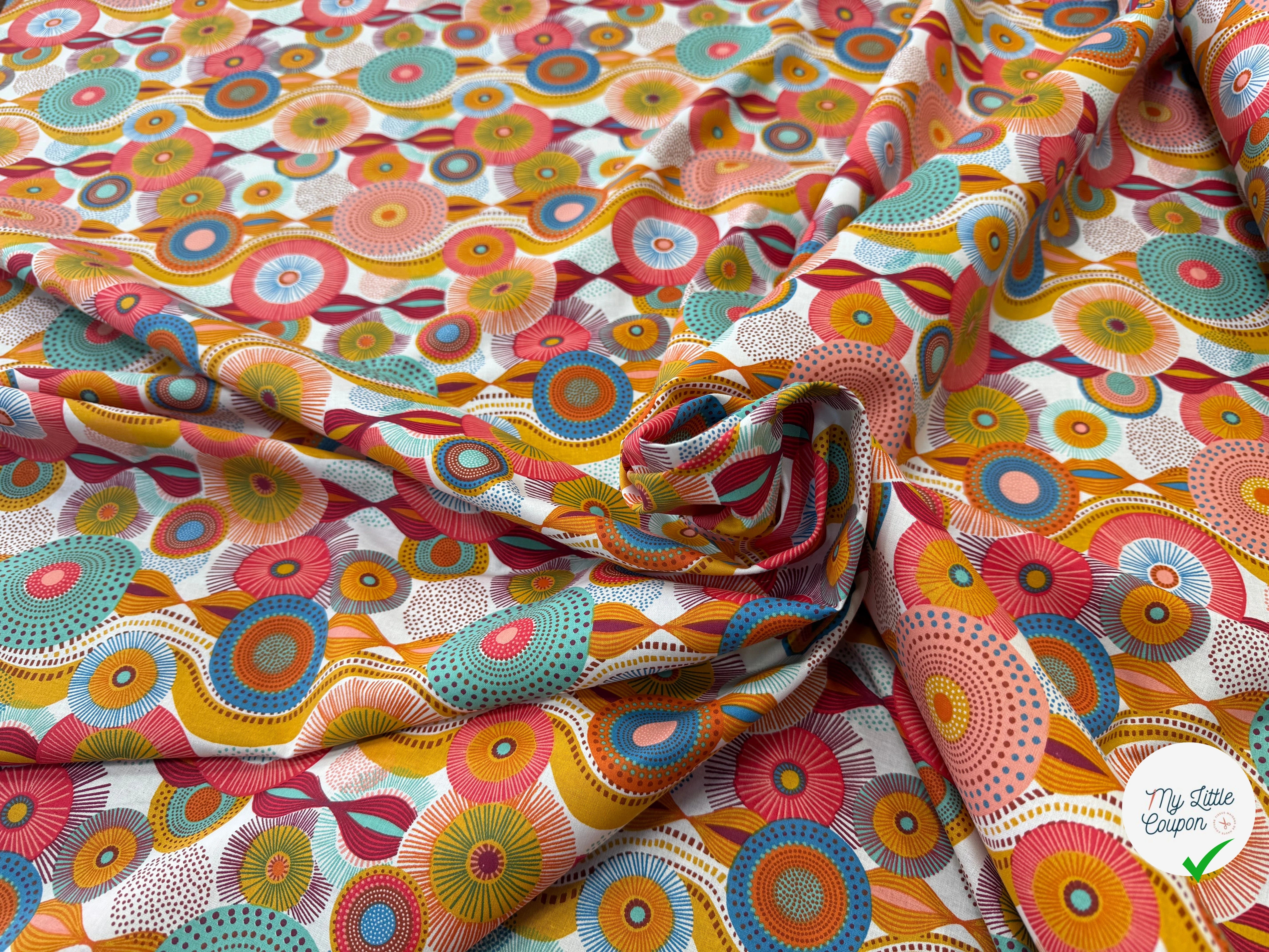 PERCALE DE COTON BOUBI BLANC 150 CM - My Little Coupon