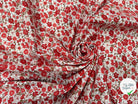 PERCALE DE COTON BOVARY ROUGE - My Little Coupon