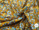 PERCALE DE COTON CHILL JAUNE BLEU 150 CM - My Little Coupon