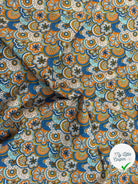 PERCALE DE COTON CHIMERE BLEU 150 CM - My Little Coupon