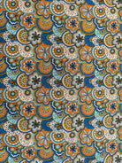 PERCALE DE COTON CHIMERE BLEU 150 CM - My Little Coupon