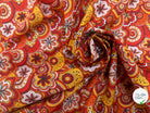 PERCALE DE COTON CHIMERE ROUGE 150 CM - My Little Coupon