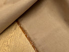 PERCALE DE COTON CHINTZÉ VILNIUS CONTRECOLLÉ ASPECT DAIM MARRON CAMEL - My Little Coupon