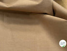 PERCALE DE COTON CHINTZÉ VILNIUS CONTRECOLLÉ ASPECT DAIM MARRON CAMEL - My Little Coupon