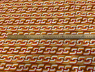 PERCALE DE COTON CLODETTE ORANGE 150 CM - My Little Coupon
