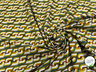 PERCALE DE COTON CLODETTE VERT 150 CM - My Little Coupon
