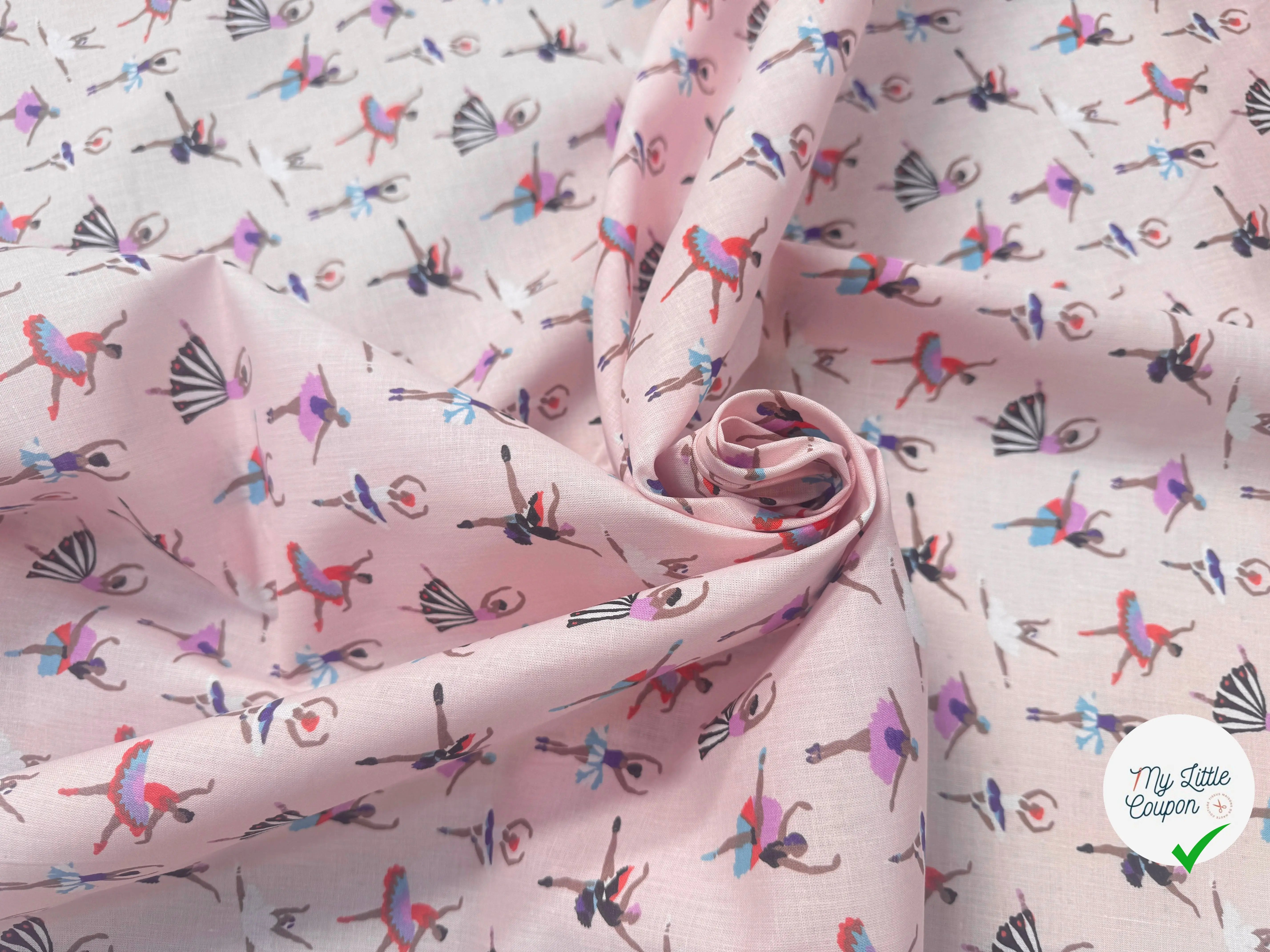 PERCALE DE COTON DANSEUSE NUDE - My Little Coupon