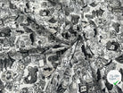 PERCALE DE COTON DARUMA GRIS BLANC - My Little Coupon