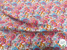 PERCALE DE COTON ESMERALDA BLANC BLEU 150 CM - My Little Coupon