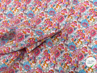 PERCALE DE COTON ESMERALDA BLANC BLEU 150 CM - My Little Coupon