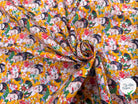 PERCALE DE COTON FELICIA JAUNE - My Little Coupon