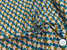 PERCALE DE COTON FES BLEU 150 CM - My Little Coupon