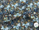 PERCALE DE COTON HARMONIE INDIGO - My Little Coupon