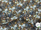 PERCALE DE COTON HARMONIE INDIGO - My Little Coupon