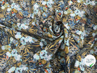 PERCALE DE COTON HARMONIE INDIGO - My Little Coupon