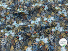 PERCALE DE COTON HARMONIE INDIGO - My Little Coupon