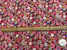 PERCALE DE COTON HINATA ROSE 150 CM - My Little Coupon