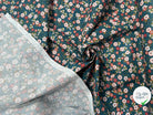 PERCALE DE COTON HOKKAIDO PETROLE EMERAUDE 150 CM - My Little Coupon