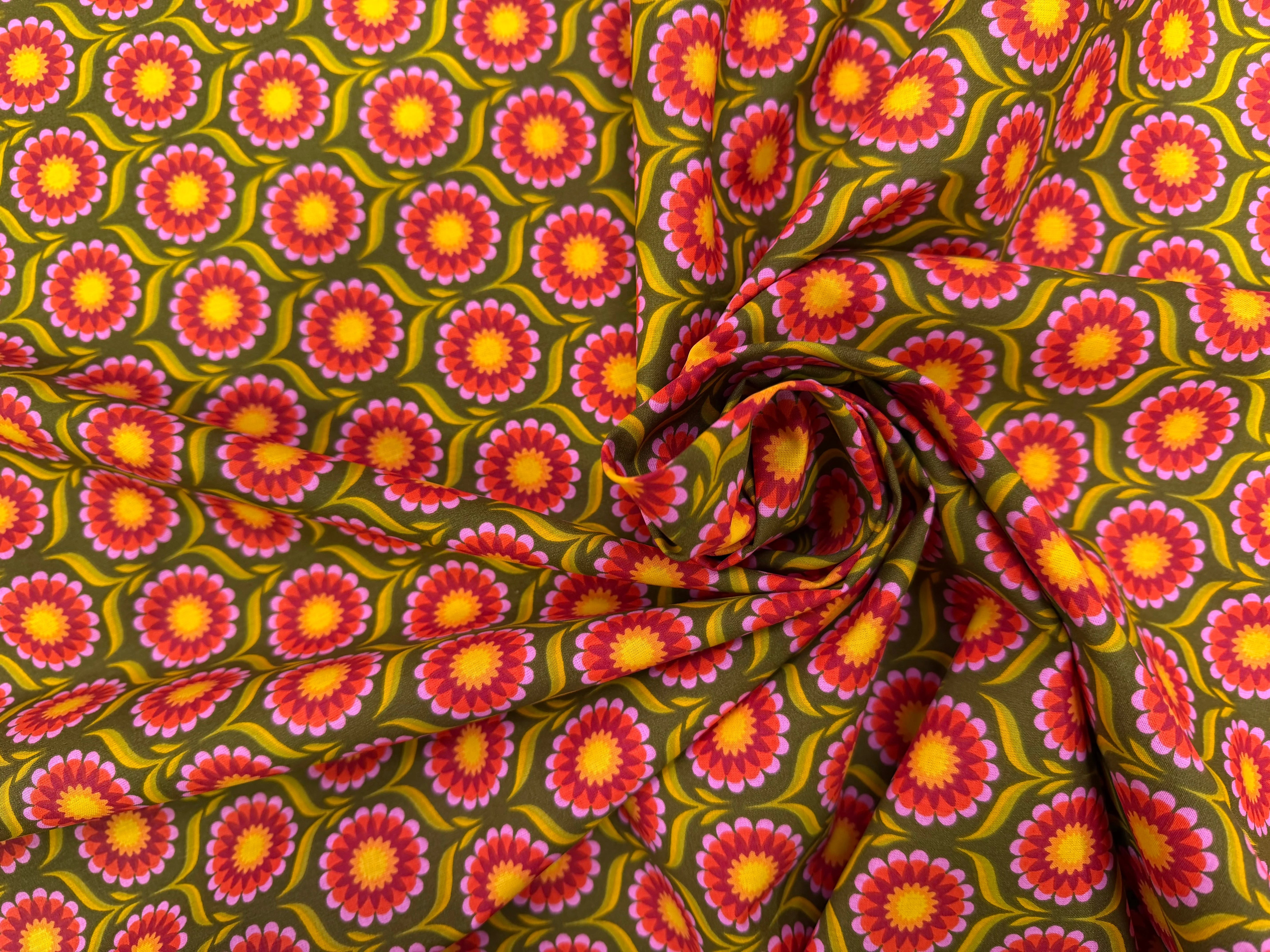 PERCALE DE COTON JOLIJOLI VERT 150 CM - My Little Coupon