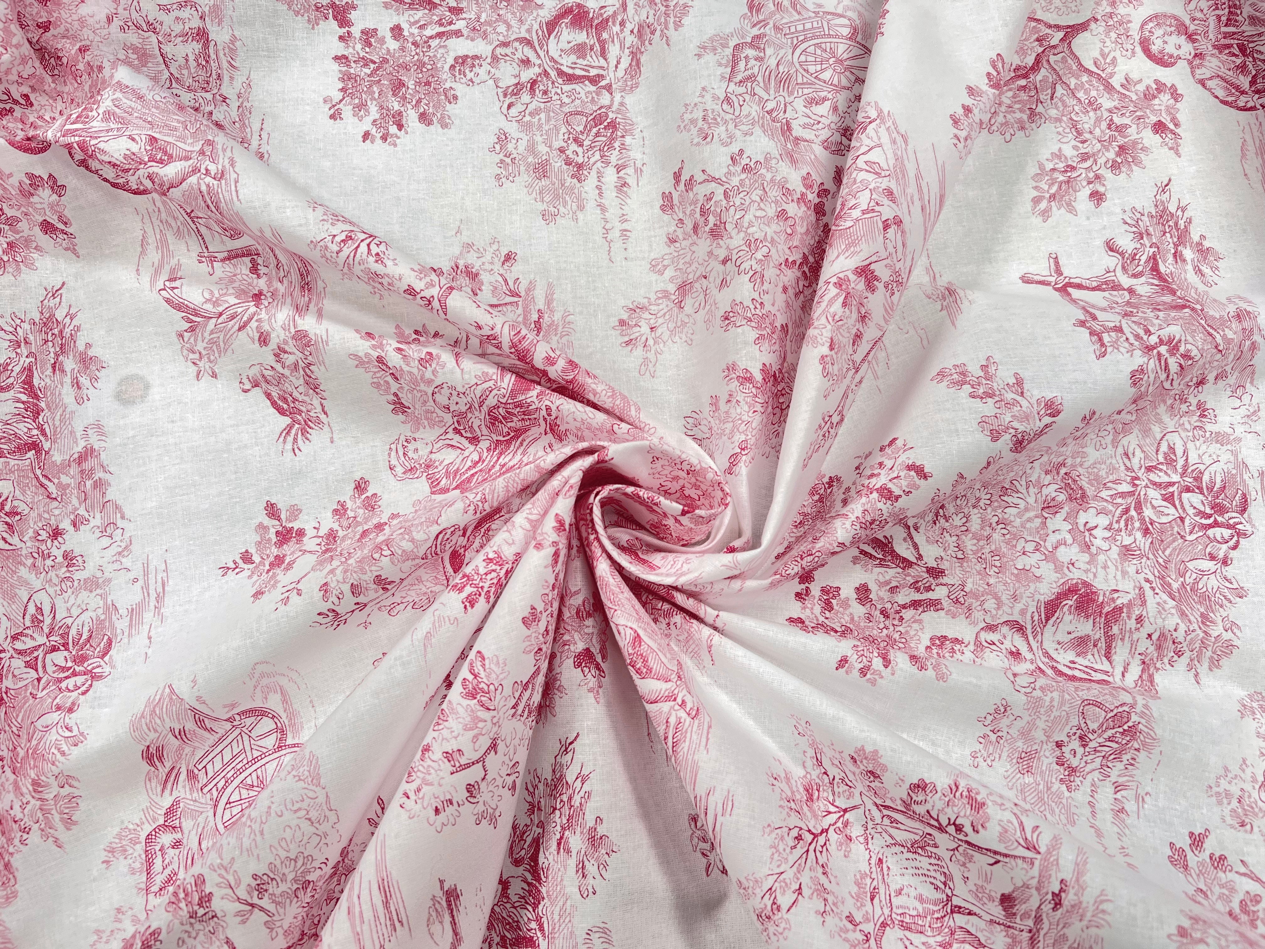 PERCALE DE COTON MANON ROUGE - My Little Coupon