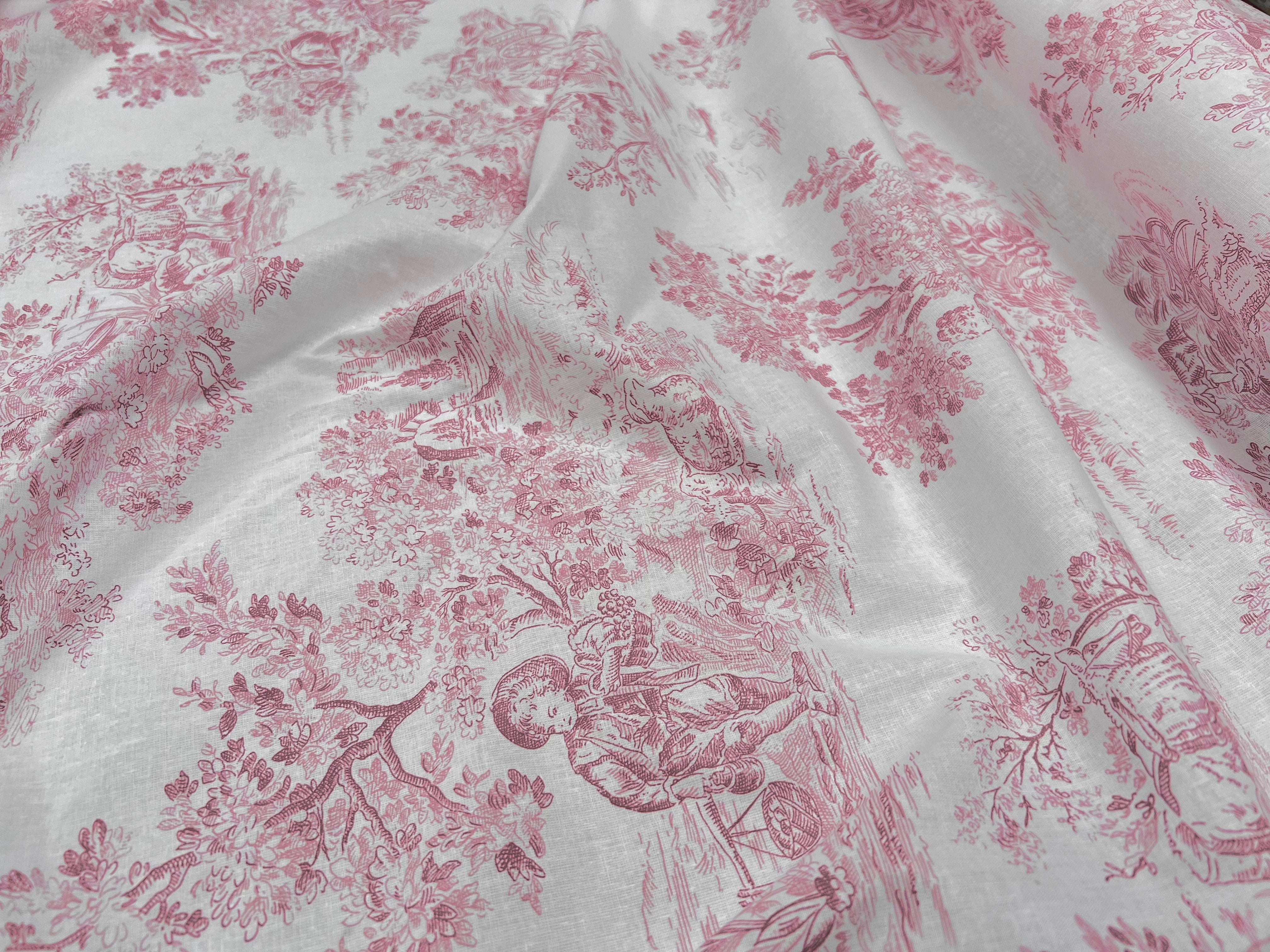 PERCALE DE COTON MANON ROUGE - My Little Coupon