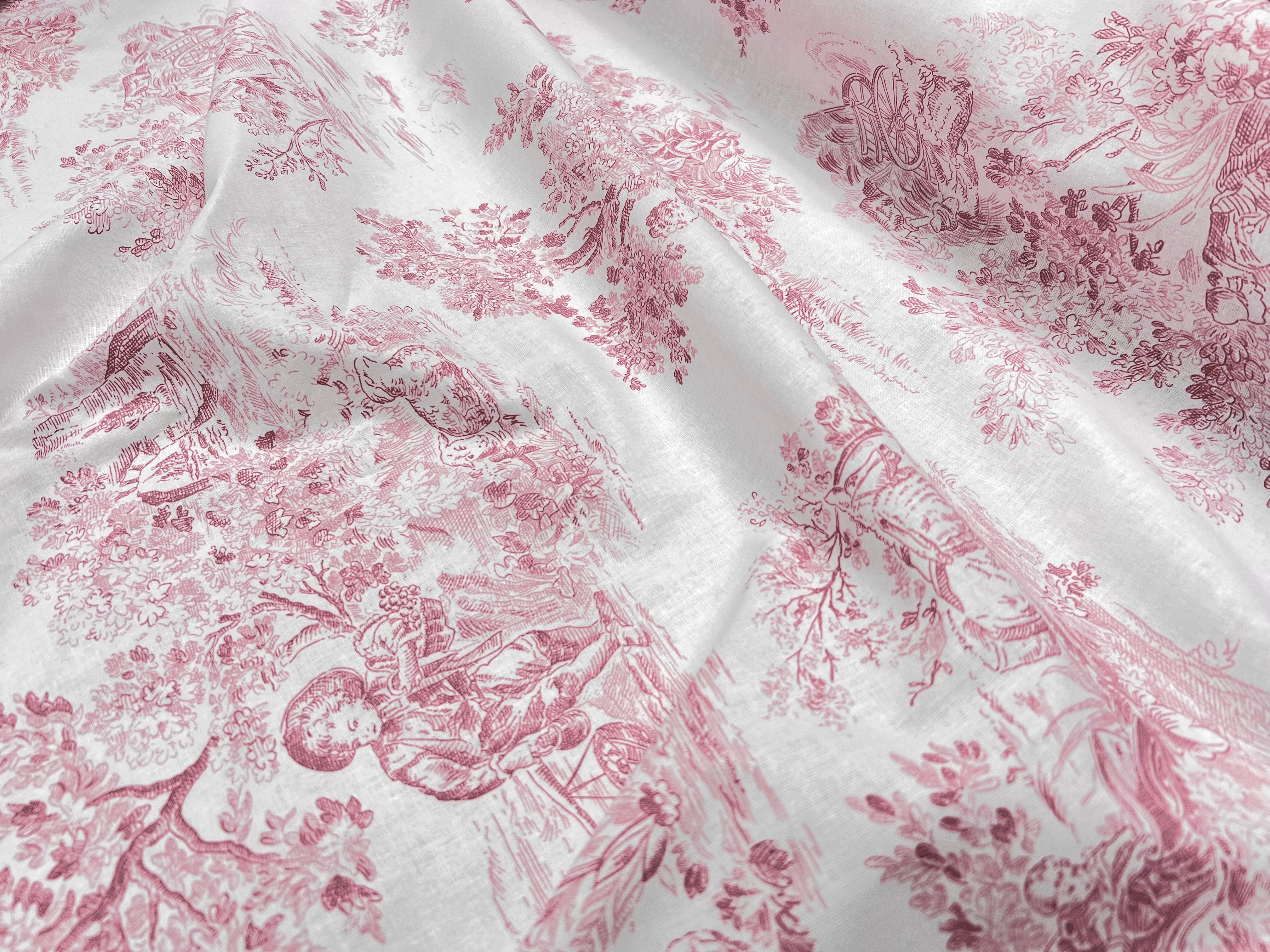 PERCALE DE COTON MANON ROUGE - My Little Coupon
