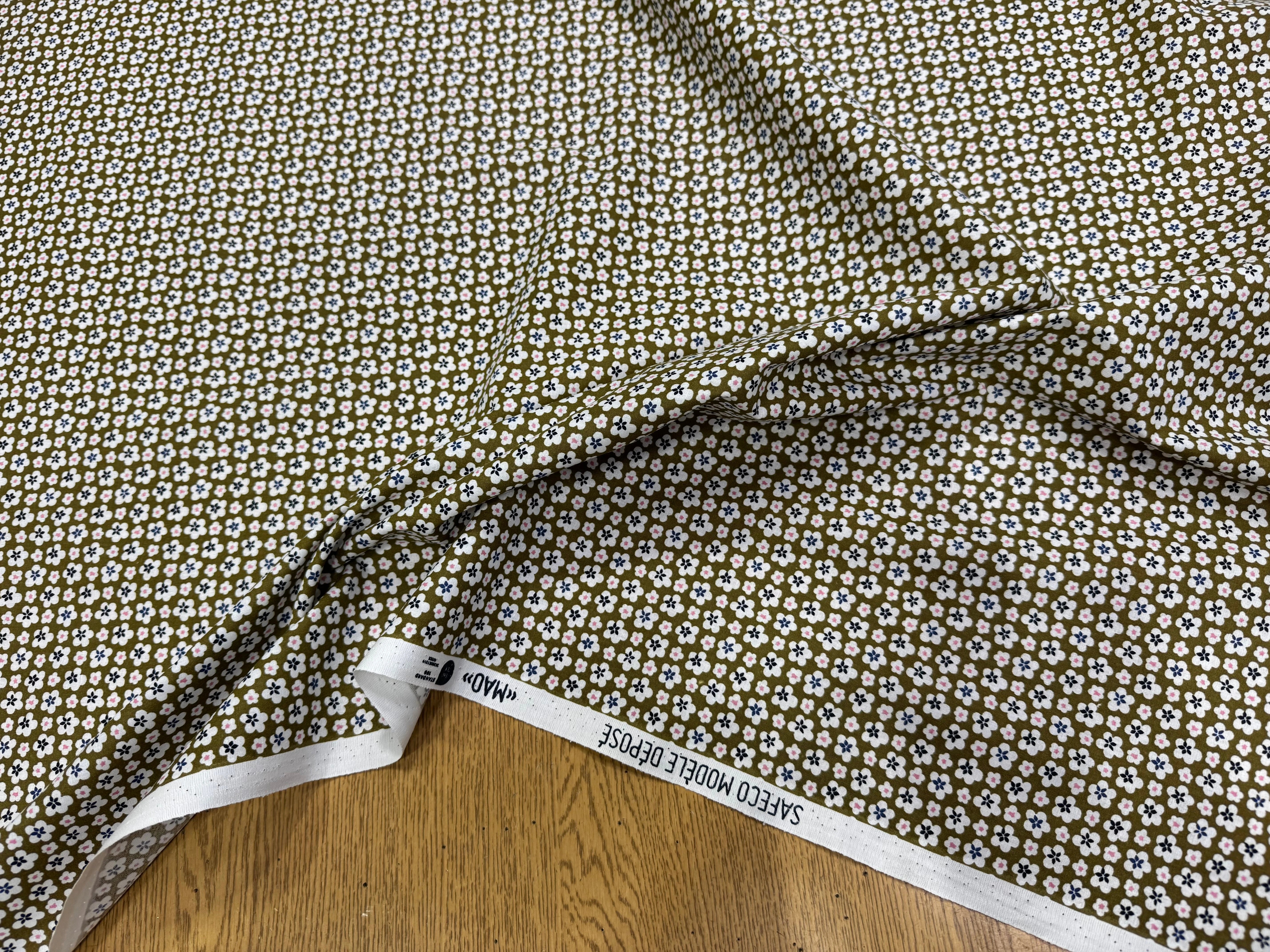 PERCALE DE COTON MAO KAKI 150 CM - My Little Coupon