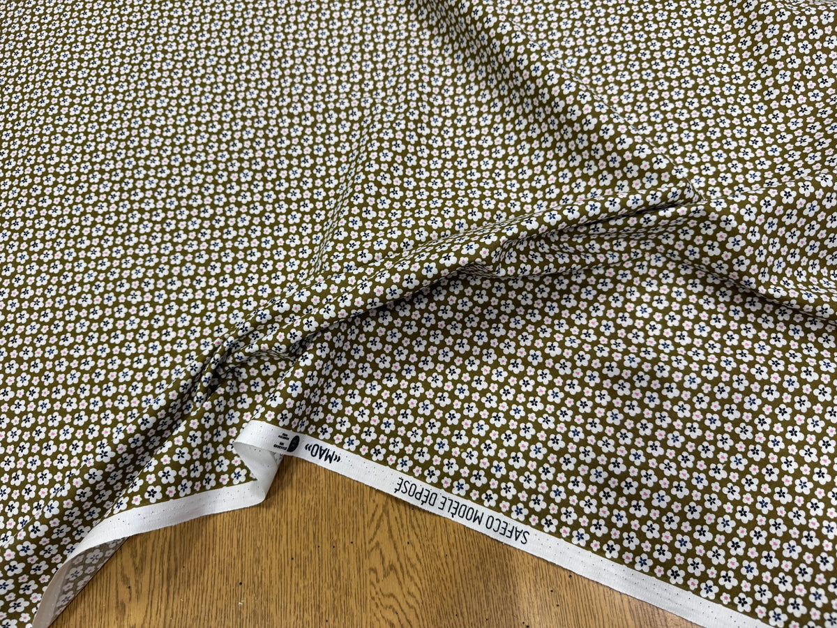 PERCALE DE COTON MAO KAKI 150 CM - My Little Coupon
