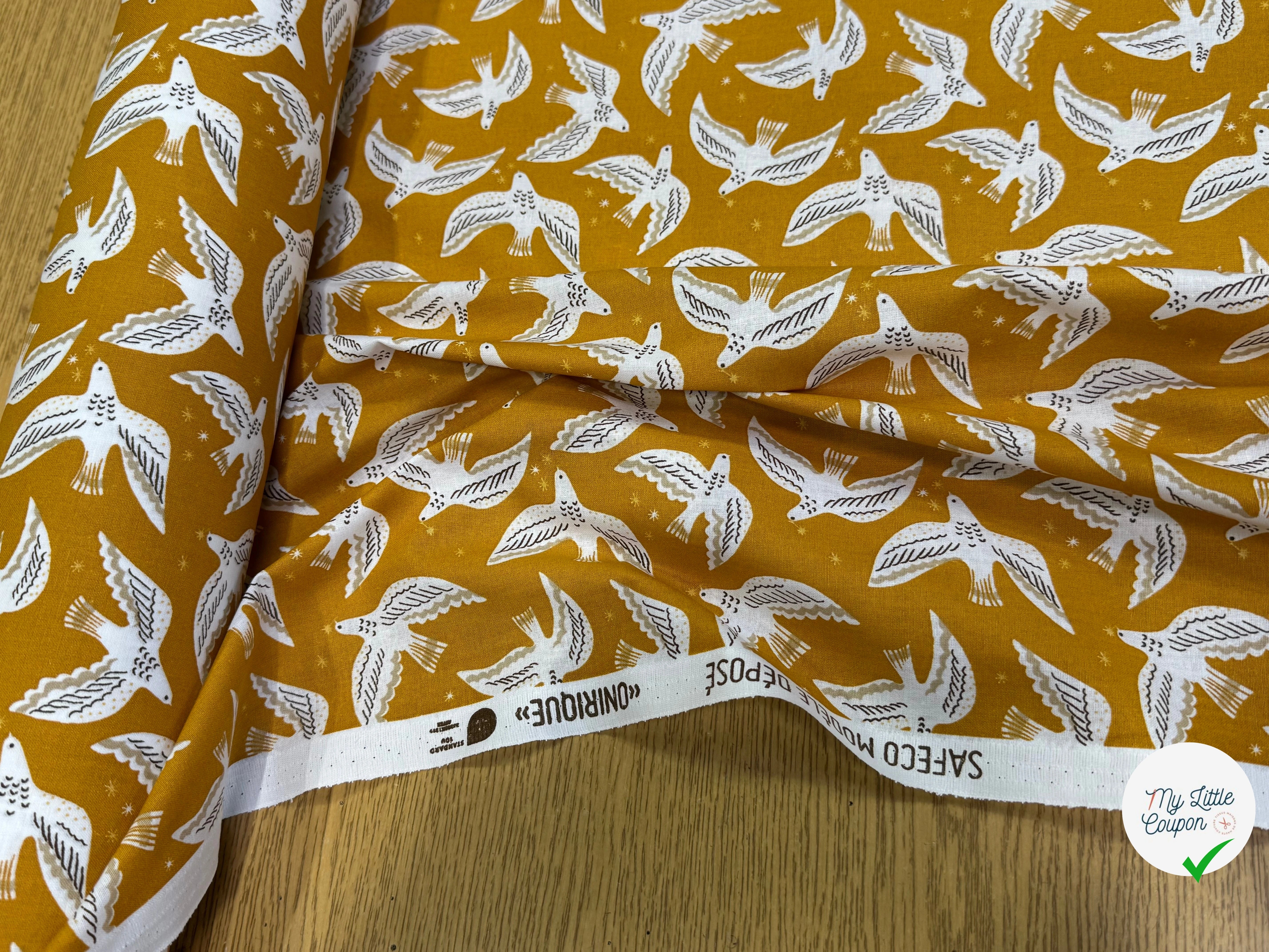 PERCALE DE COTON ONIRIQUE PEANUT 150 CM - My Little Coupon