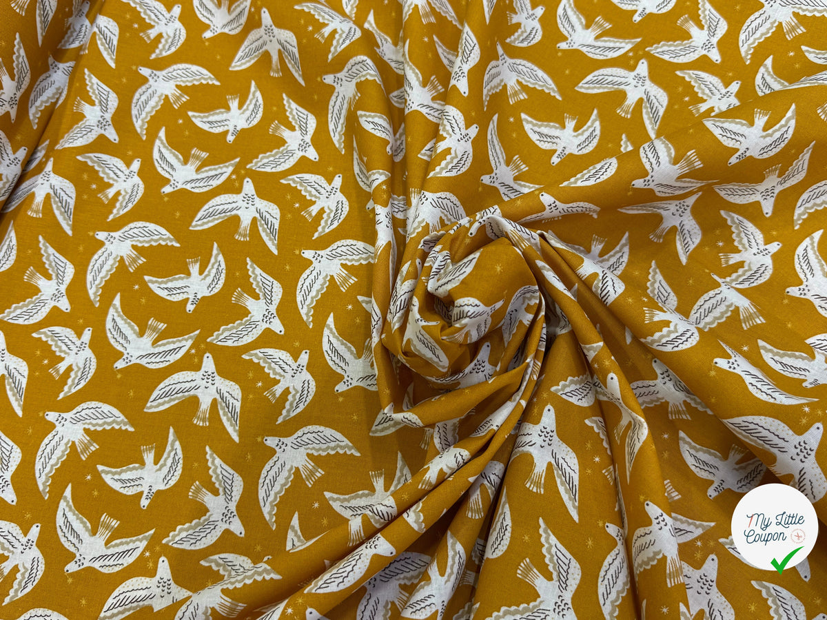 PERCALE DE COTON ONIRIQUE PEANUT 150 CM - My Little Coupon