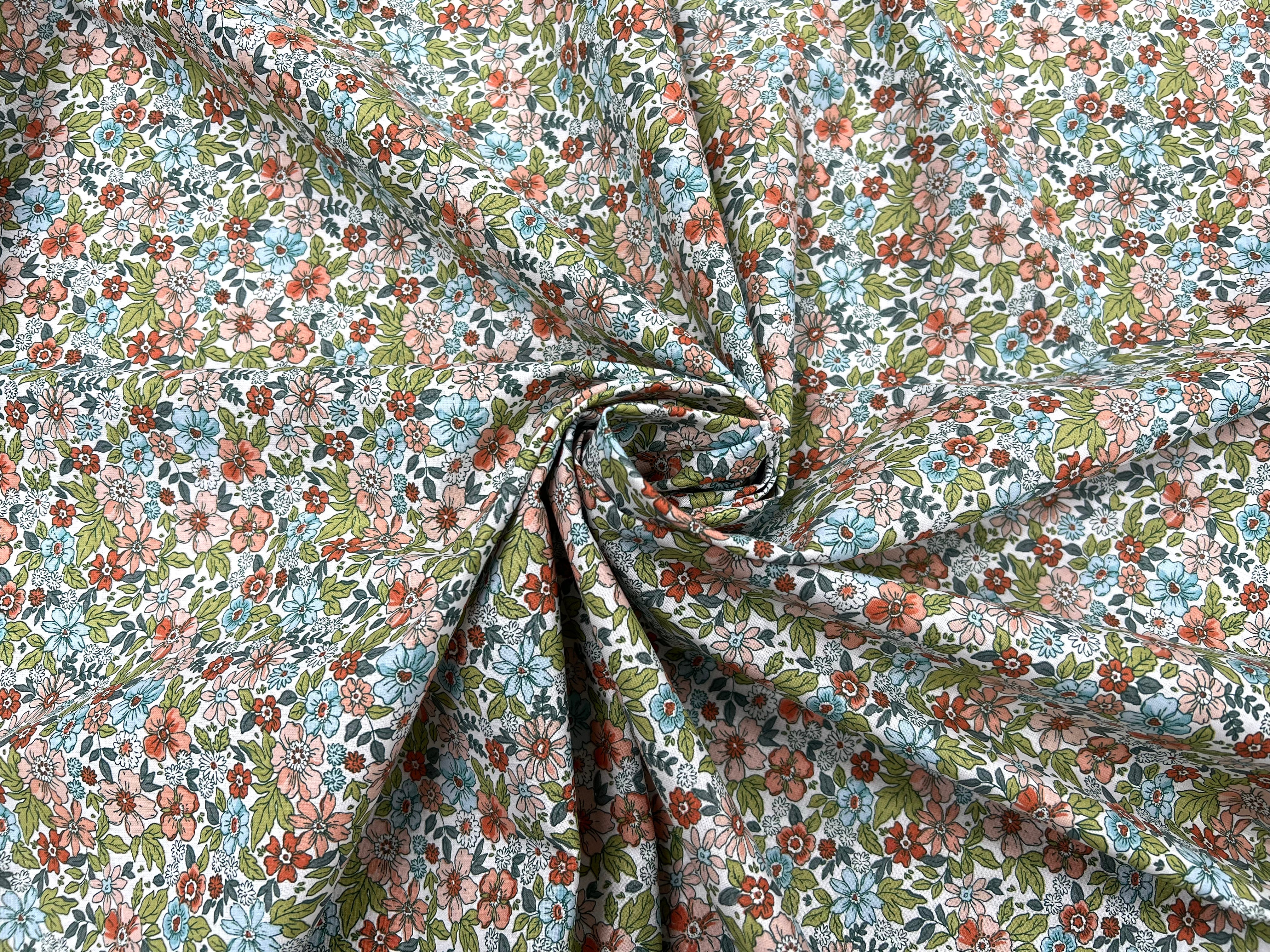 PERCALE DE COTON PENSEE BLANC - My Little Coupon
