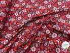PERCALE DE COTON SUZIE BORDEAUX 150 CM - My Little Coupon