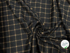 PETIT LAINAGE À CARREAUX NOIR ET CAMEL - My Little Coupon - tissu - coudre