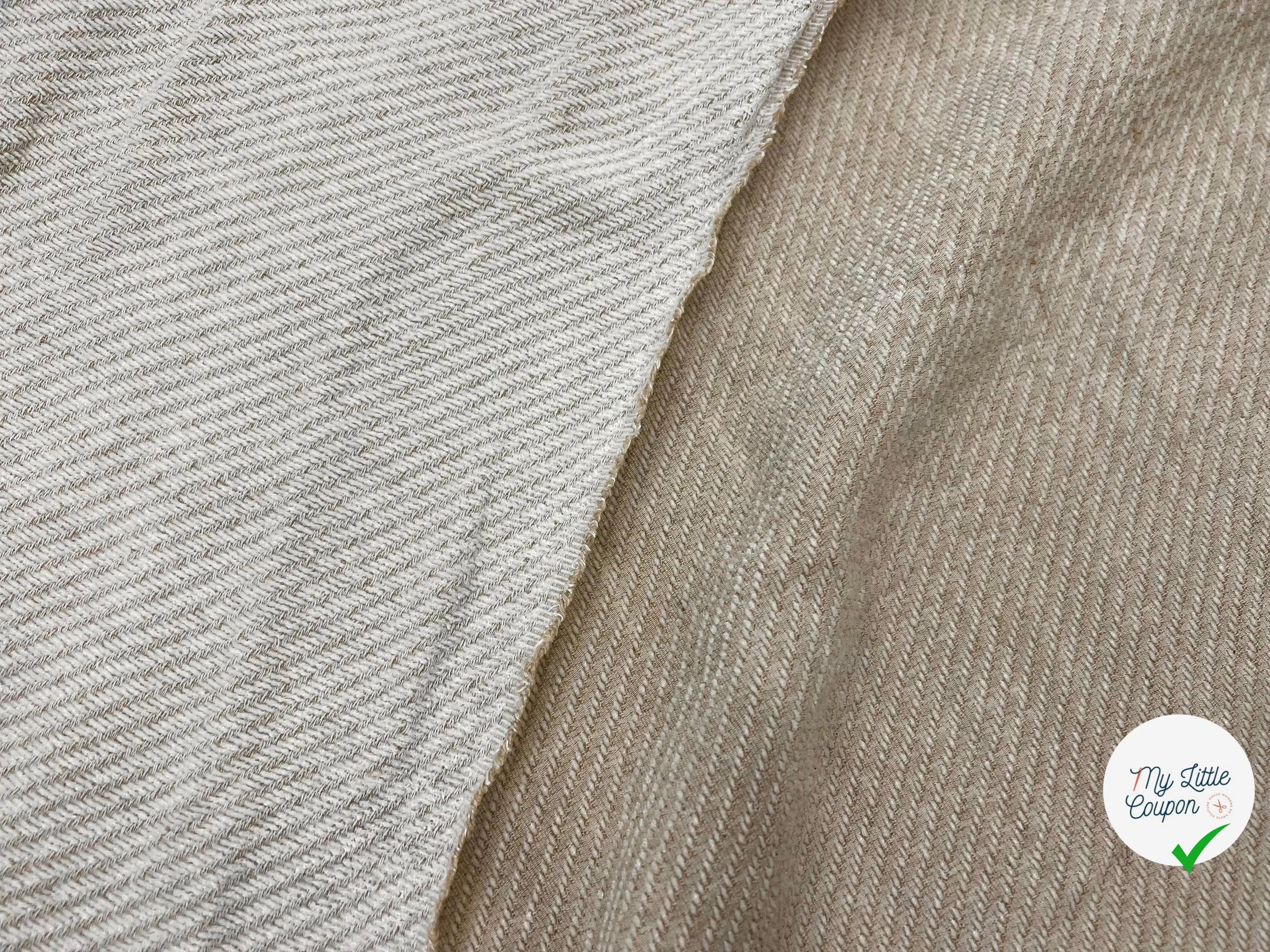 PETIT LAINAGE DE PRINTEMPS BEIGE NATUREL - My Little Coupon - tissu - coudre