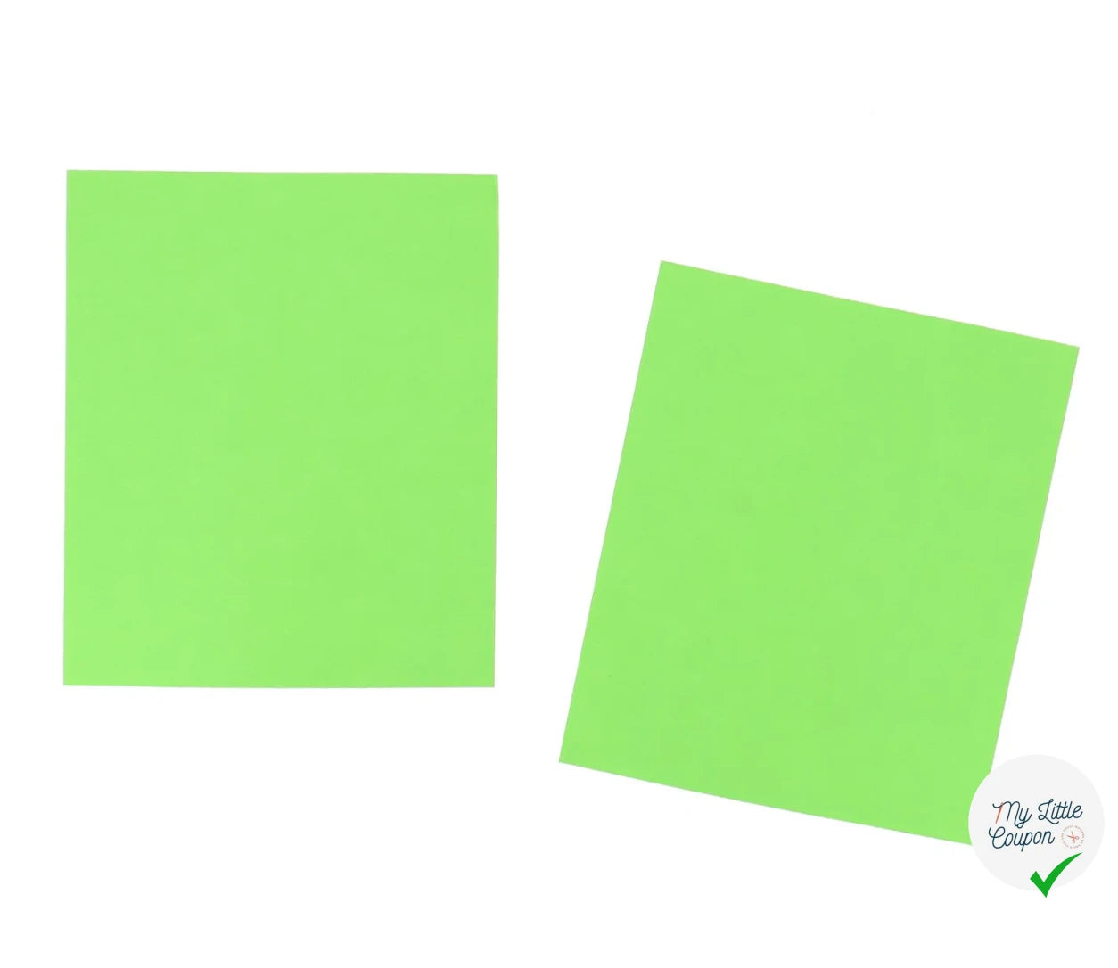 PIÈCES DE RÉPARATIONS AUTOCOLLANTES EN NYLON - APPLE GREEN - My Little Coupon