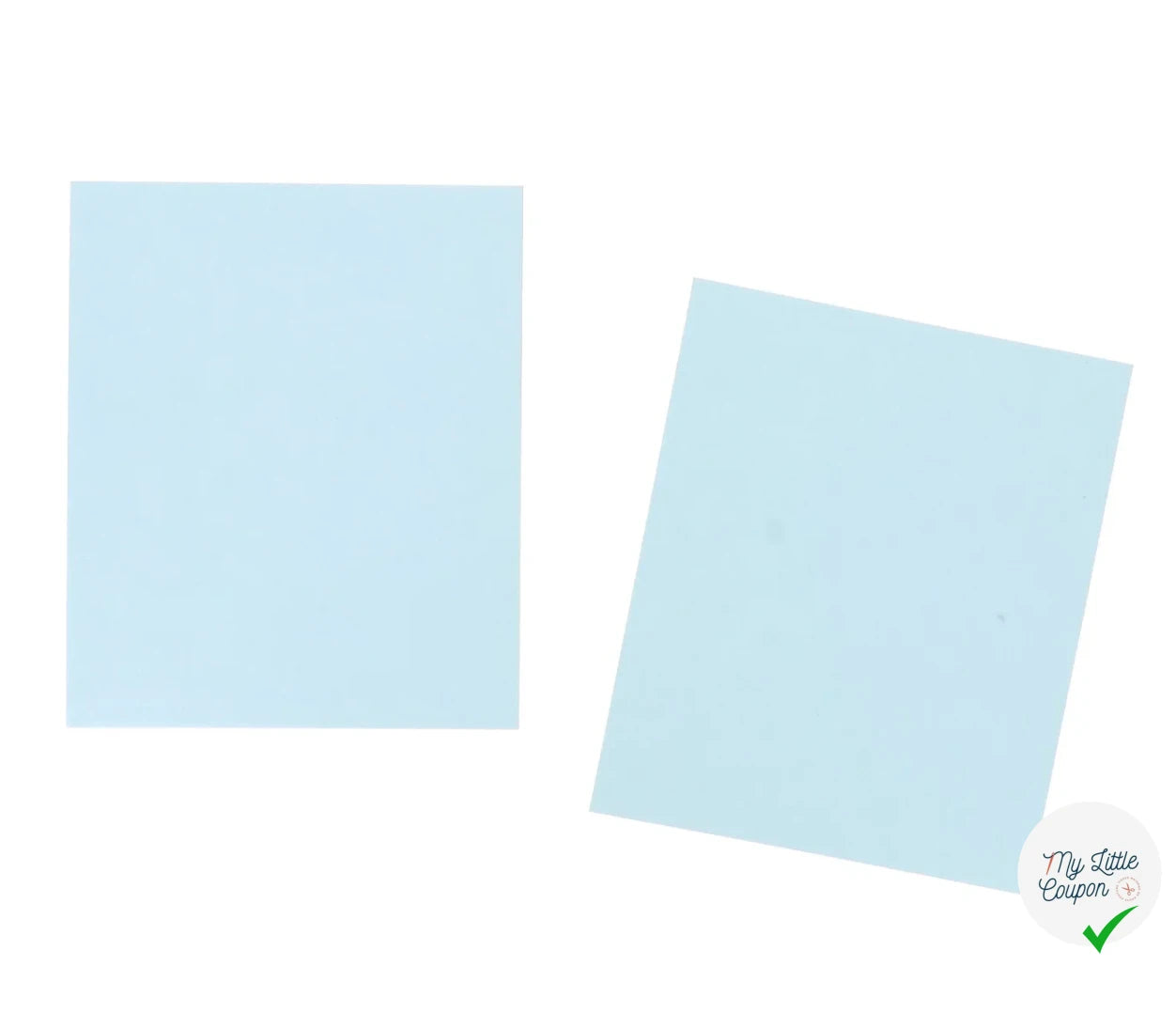 PIÈCES DE RÉPARATIONS AUTOCOLLANTES EN NYLON - LIGHT BLUE - My Little Coupon