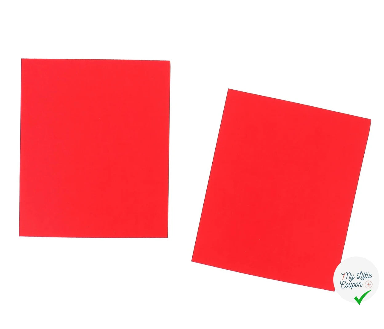 PIÈCES DE RÉPARATIONS AUTOCOLLANTES EN NYLON - RED - My Little Coupon