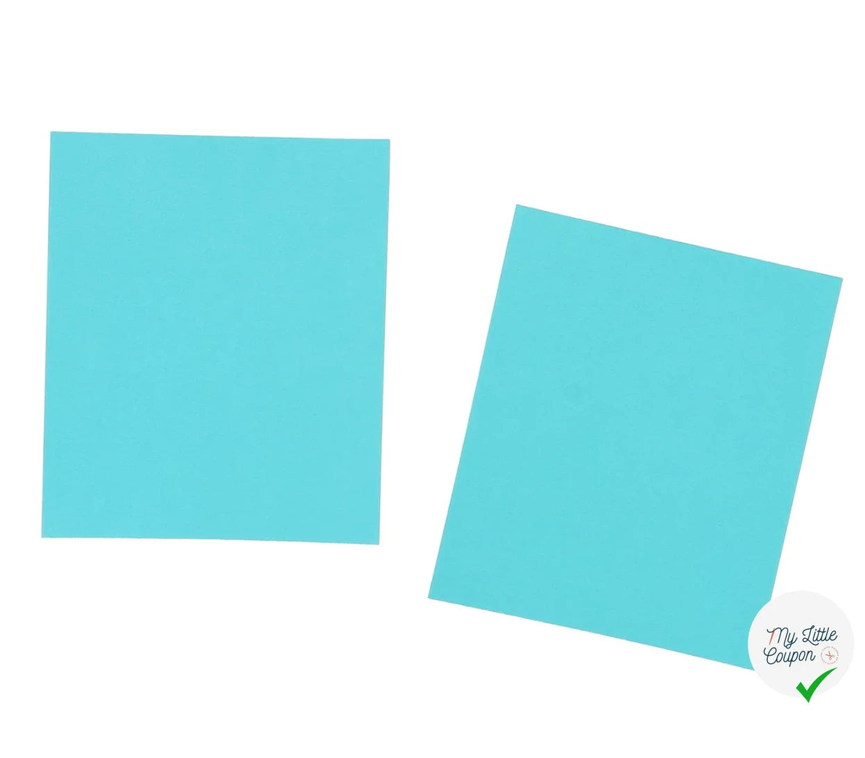 PIÈCES DE RÉPARATIONS AUTOCOLLANTES EN NYLON - TEAL BLUE - My Little Coupon