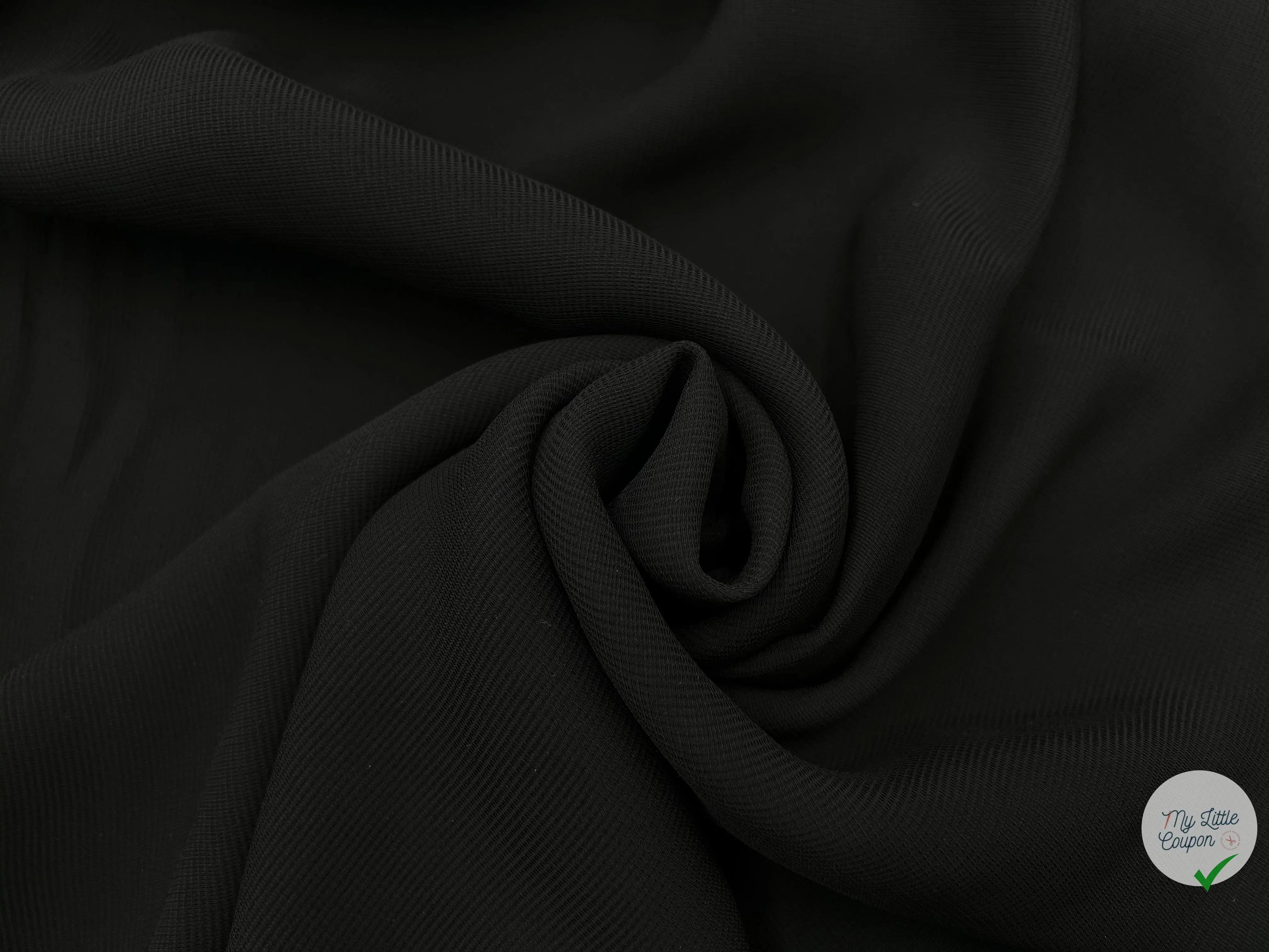 PIQUÉ CANNELÉE FLUIDE - coupon de tissu de 3 mètres - My Little Coupon - tissu - coudre