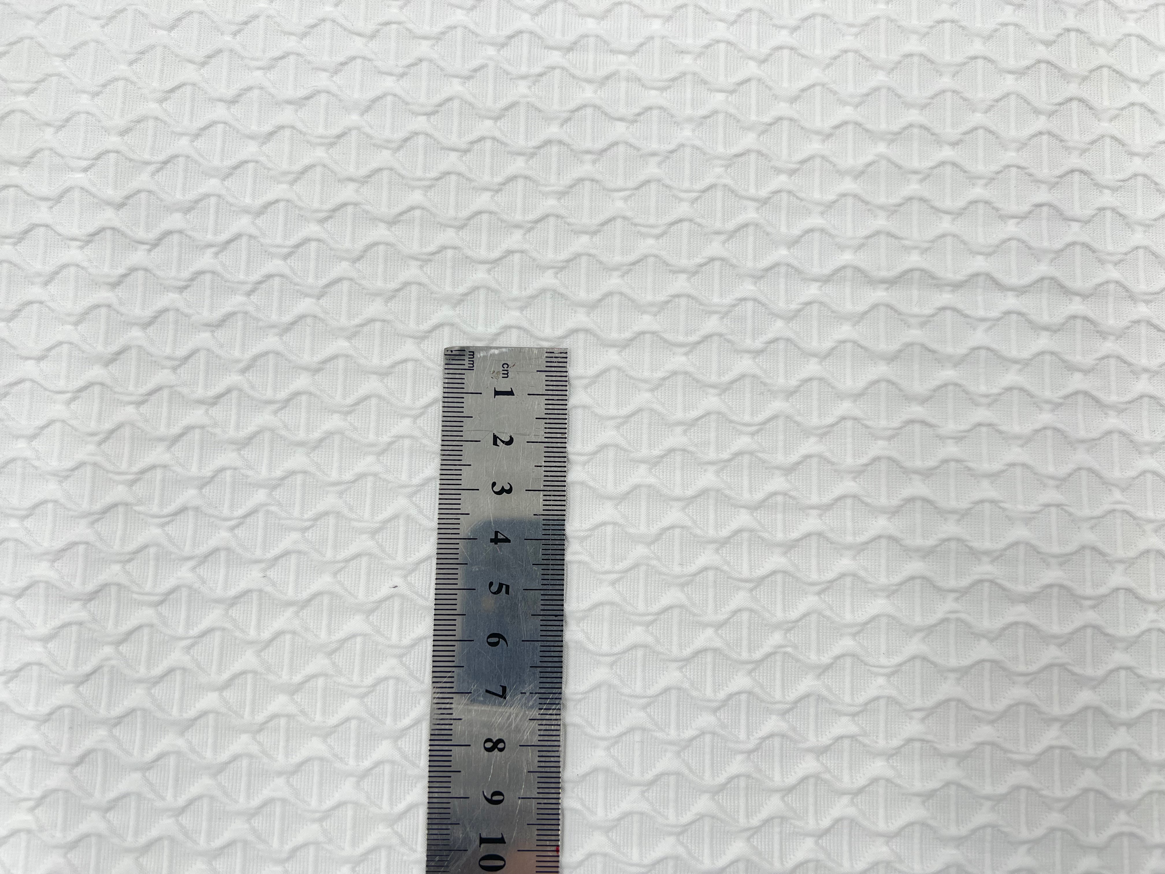 PIQUÉ DE COTON BLANC NEIGE SWEET WAVES - My Little Coupon