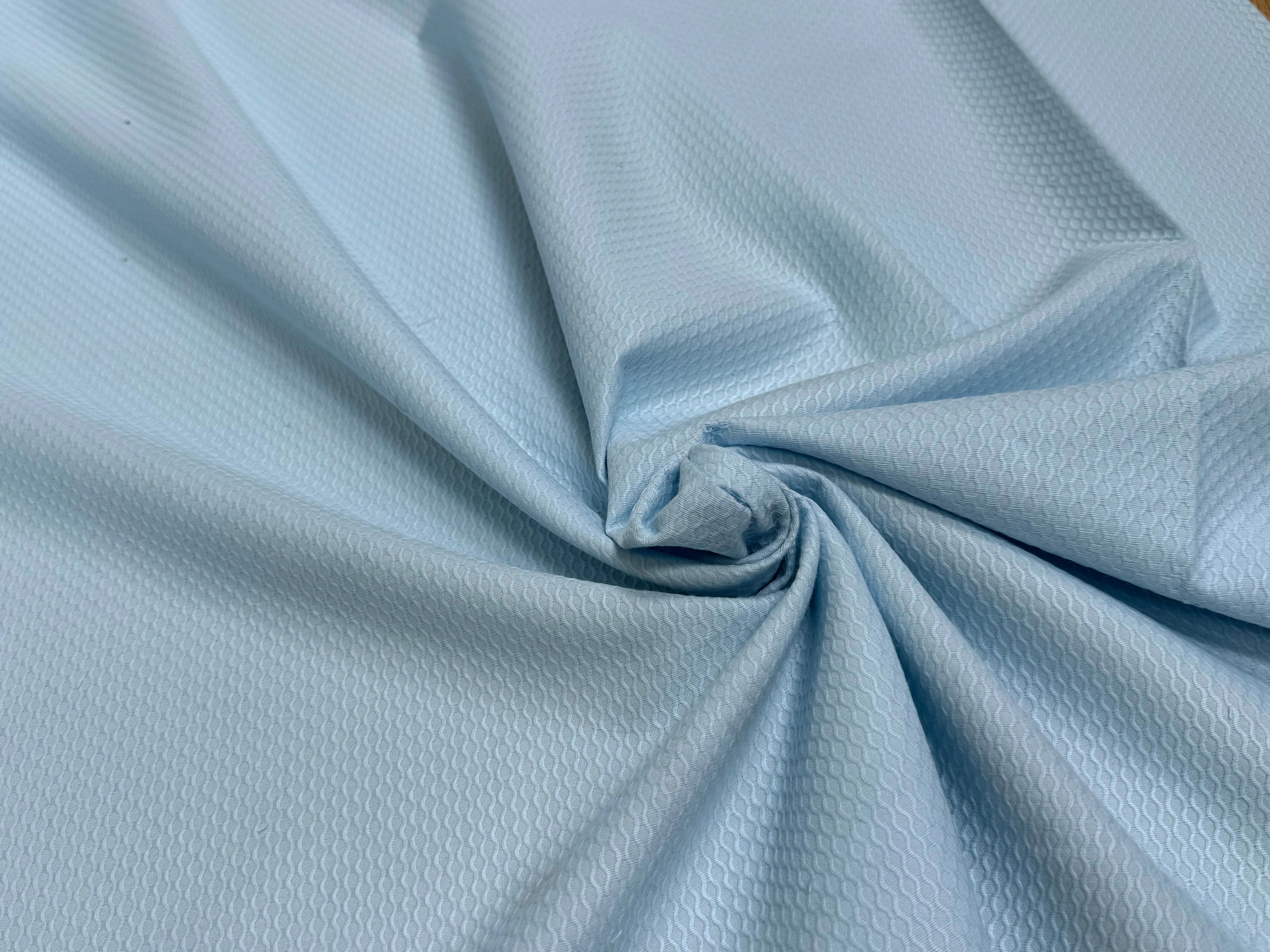 PIQUÉ DE COTON BLEU CIEL - My Little Coupon