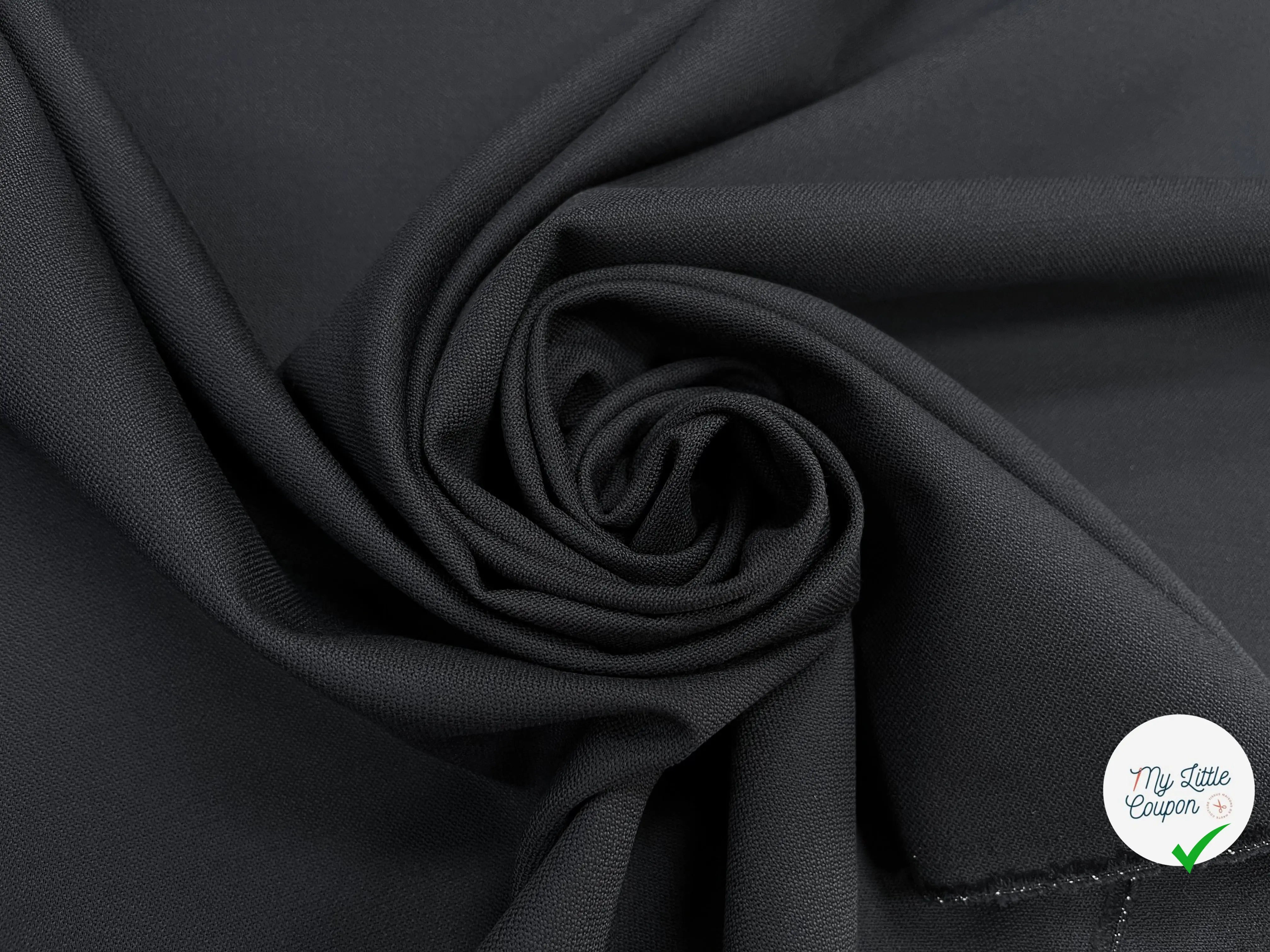 PIQUÉ DE COTON BLEU NAVY - My Little Coupon