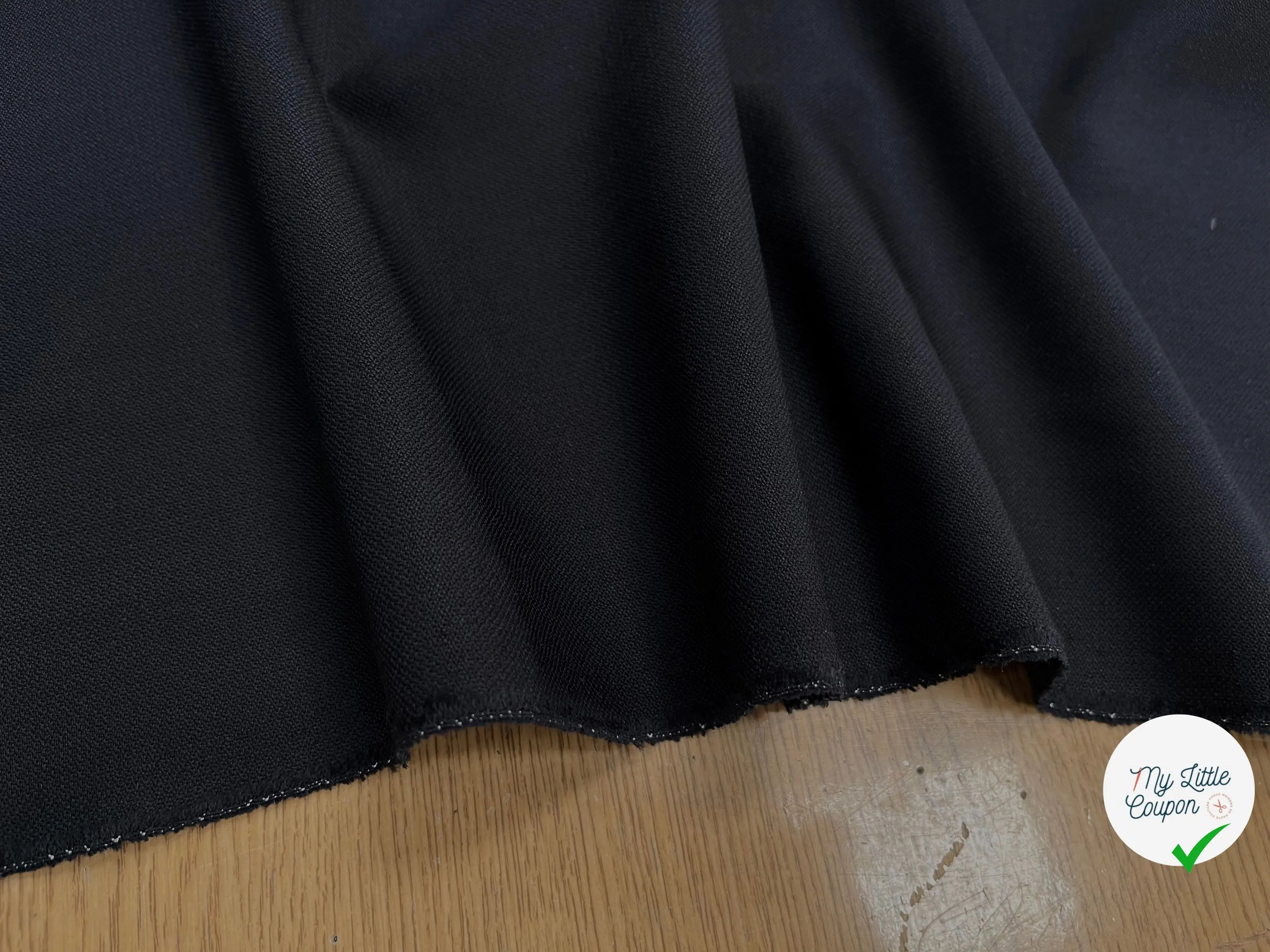 PIQUÉ DE COTON BLEU NAVY - My Little Coupon