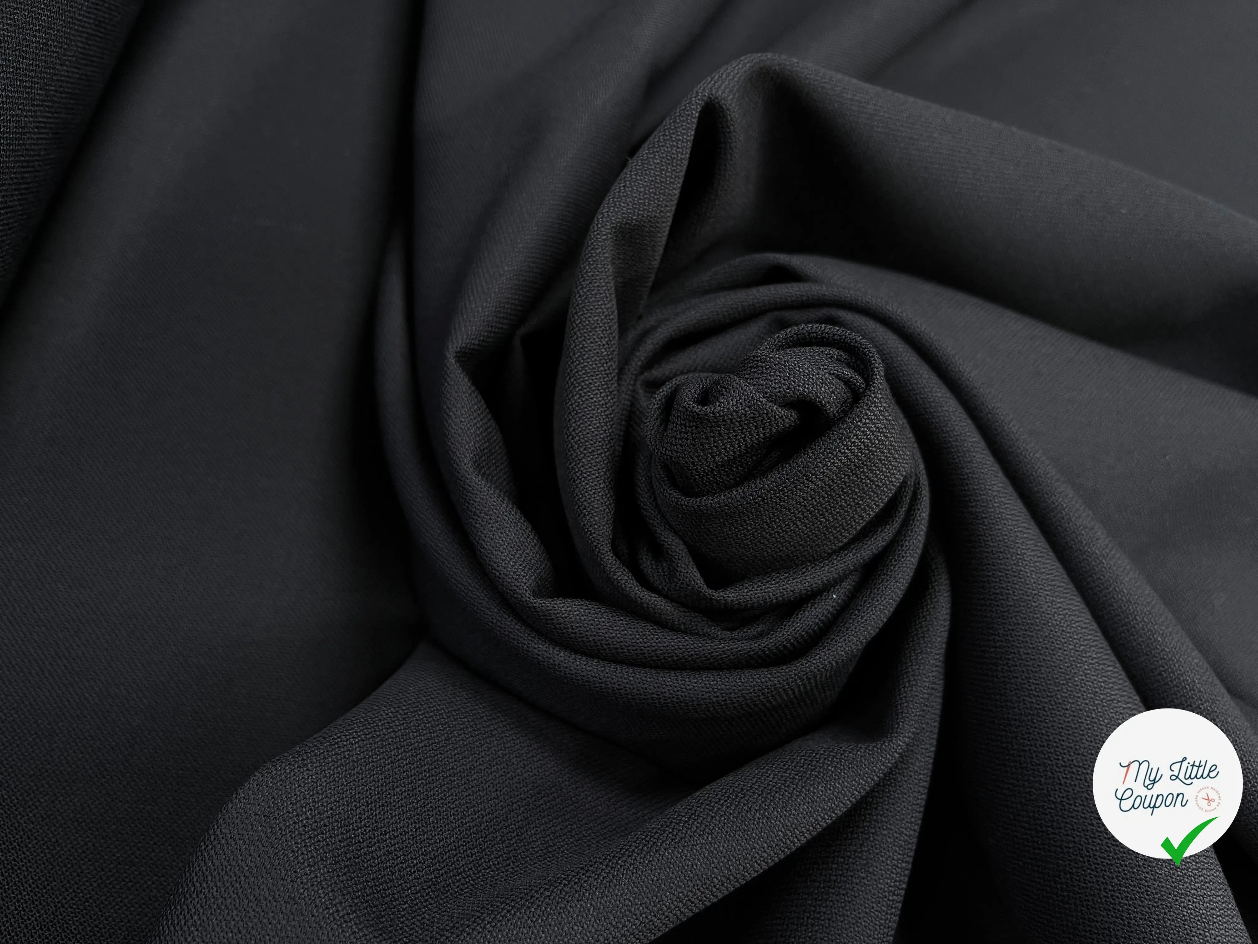 PIQUÉ DE COTON BLEU NAVY - My Little Coupon