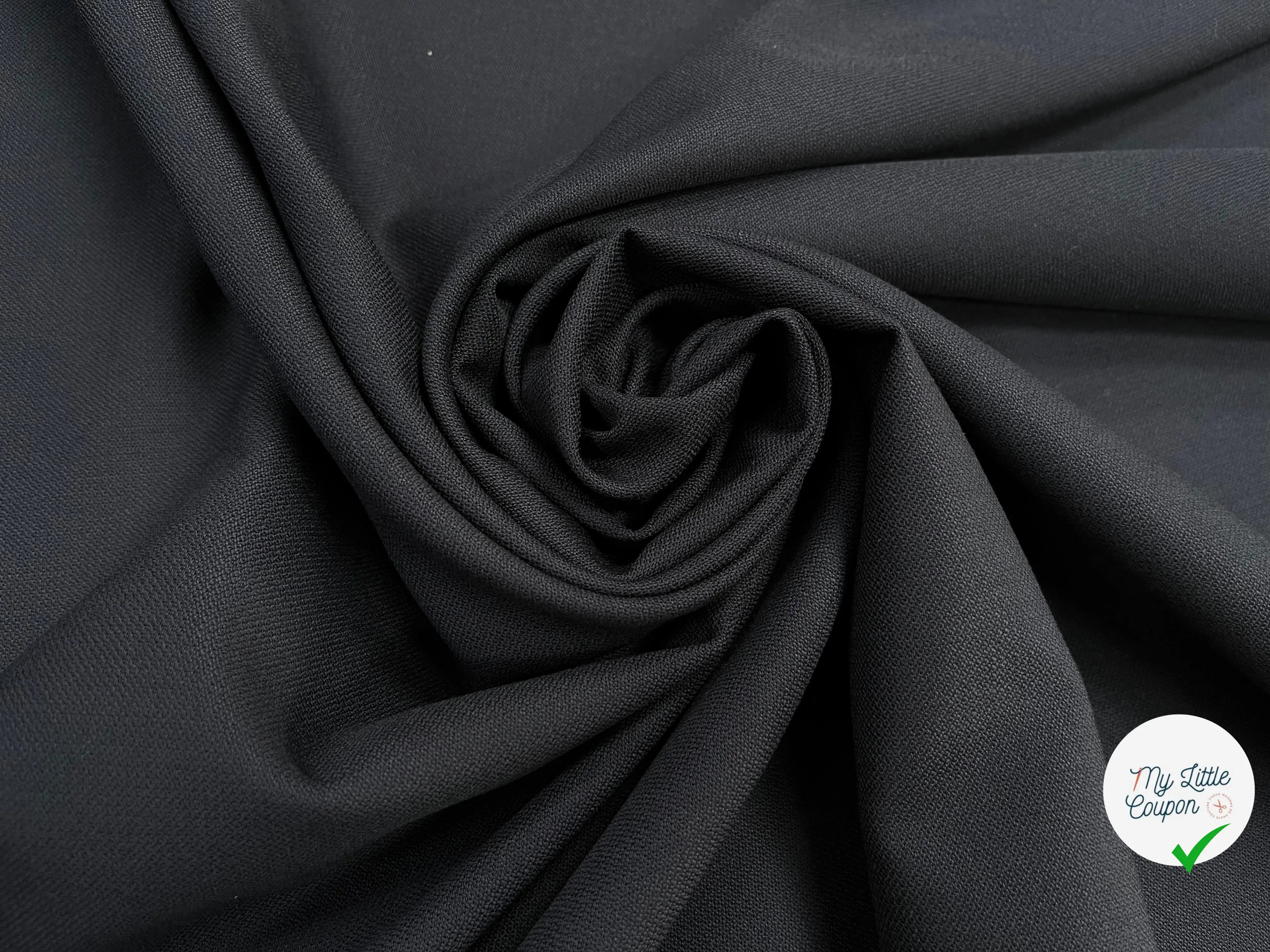 PIQUÉ DE COTON BLEU NAVY - My Little Coupon