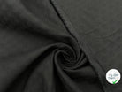PIQUÉ DE COTON CERCLES JACAQUARD NOIR - My Little Coupon - tissu - coudre
