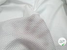 PIQUÉ DE COTON LOSANGE BLANC - My Little Coupon - tissu - coudre