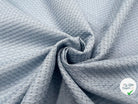 PIQUÉ DE COTON LOSANGE BLEU - My Little Coupon - tissu - coudre