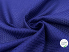 PIQUÉ DE COTON LOSANGE BLEU - My Little Coupon - tissu - coudre